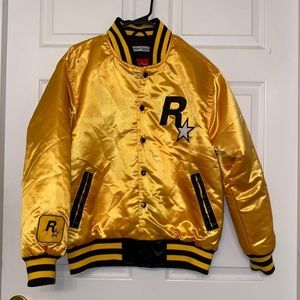 Headgear classics Rockstar Games Satin Jacket rare